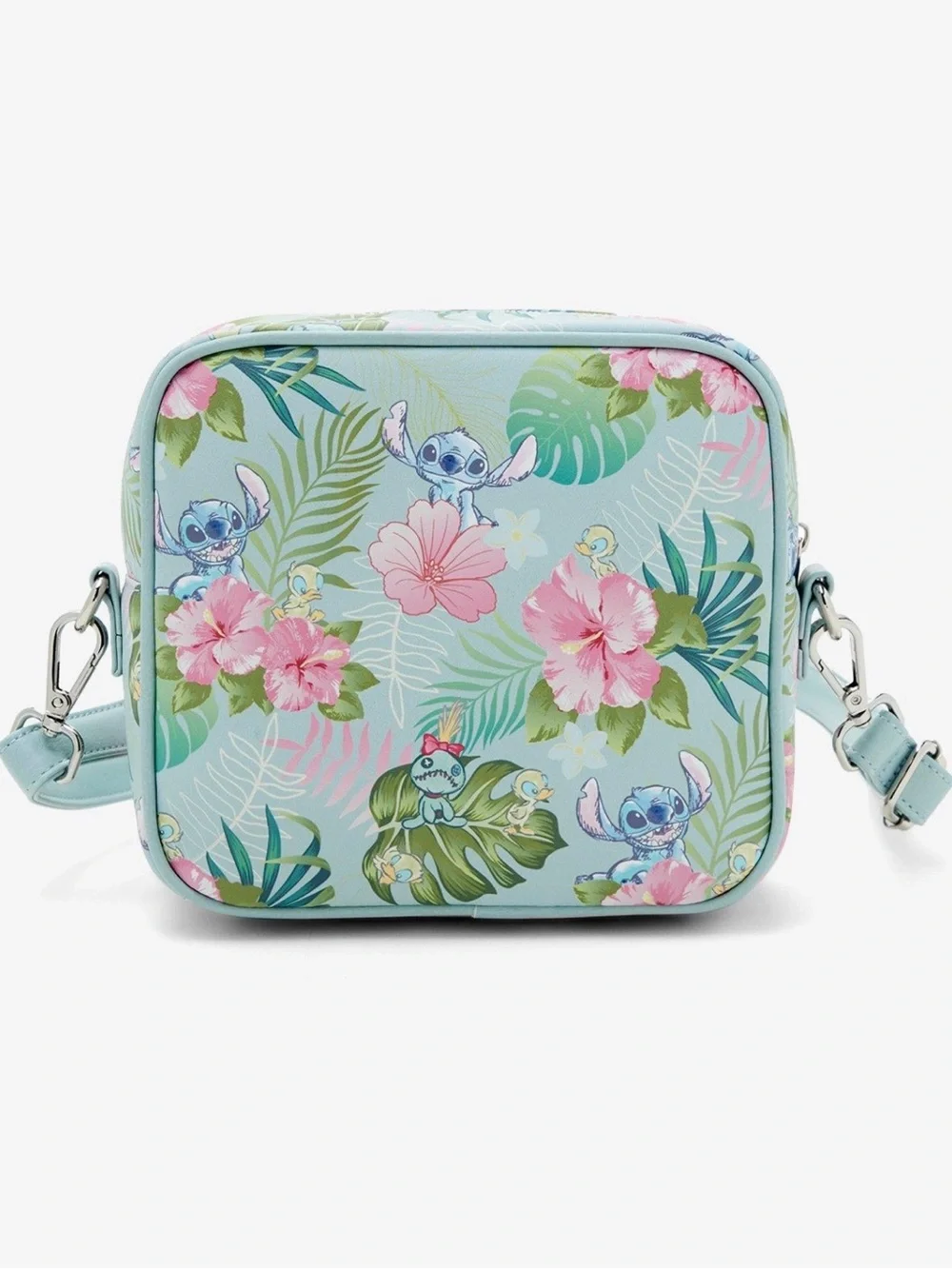 Disney Loungefly Stitch Duck Flower Crossbody Bag